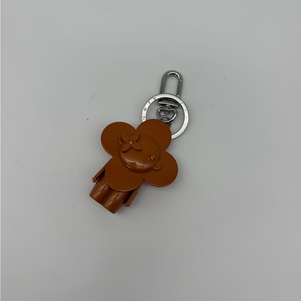 Louis Vuitton Style Vivienne Flower Keychain